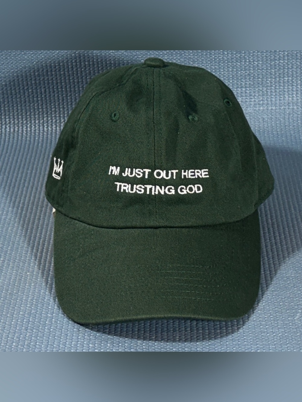 Ethos Trusting God Forest Green Adjustable Hat Cap